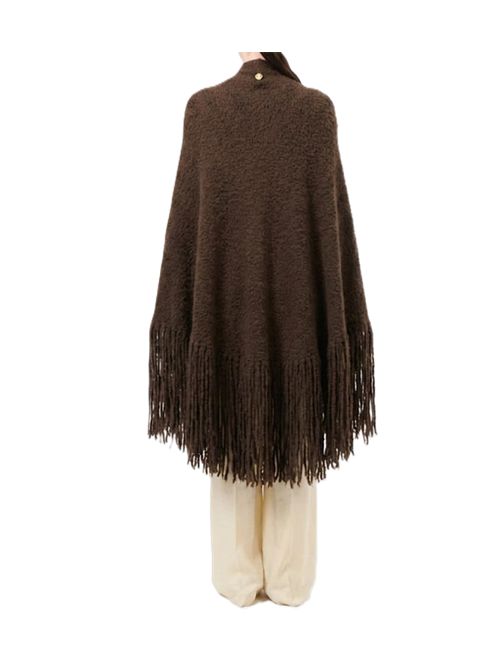 Scialle Manta CASHMERE CURLY -- NOCCIOLA SICILIANA by 'Chiara is' CHIARA IS | SMAN004WSSICILIAN HAZELN